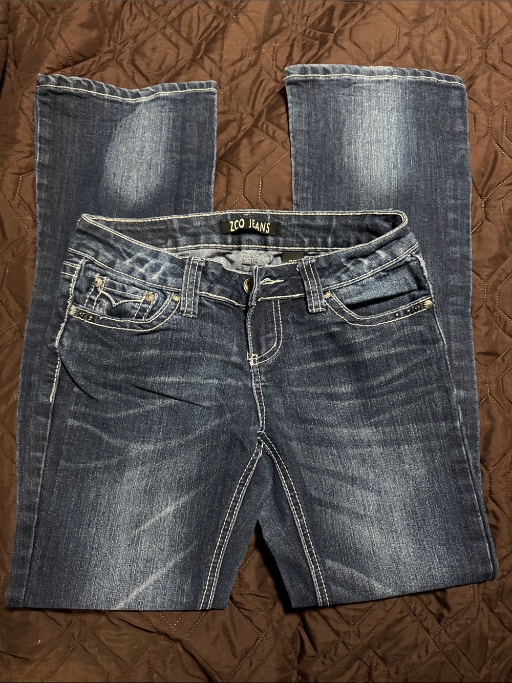 ZCO Jeans Women's Mid Wash Stretch Bootcut Jeans